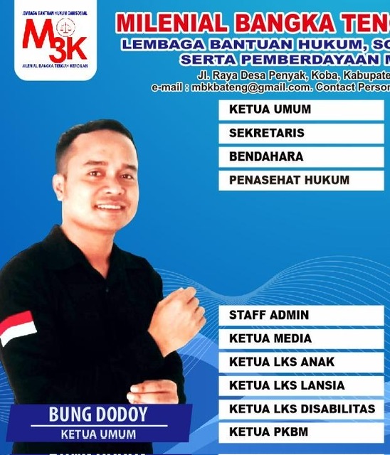 Ketua LBH Milenial Soroti Tren Penurunan Jumlah Siswa di SMKN 1 Koba yg justru berprestasi