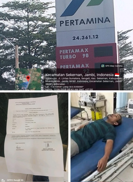 Mediasi Buntu, Keluarga Korban Desak Polda Jambi Usut Tuntas Kasus Penganiayaan di SPBU hingga Dugaan Mafia BBM Subsidi