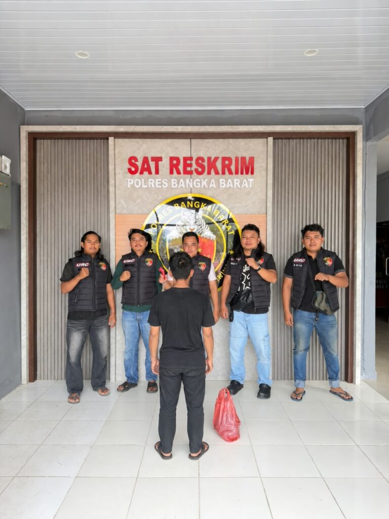 Tim URC Polres Bangka Barat Gerak Cepat Amankan Pria Asal Toboali Usai Diduga Bacok Korban di Mentok