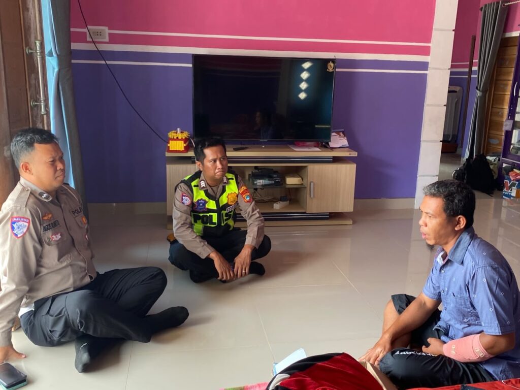 Sebelum Viral di Medsos, Polres Bangka Barat Sudah Tindak Lanjuti Kecelakaan Anggota BPBD